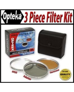 Opteka 55mm HD2 Professional Filter Kit (UV, PL, FLD)