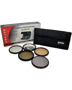 Opteka 52mm High Definition II Professional 5 Piece Filter Kit includes UV, CPL, FL, ND4 and 10x Macro Lens For Canon EF 28mm f/2.8, 35mm f/2. 50mm f/1.8 II, 50mm f/2.5 Macro, EF-S 60mm f/2.8, 135mm f/2.8, 35-80mm f/4-5.6, & 80-200mm f/4.6-5.6 SLR Lenses